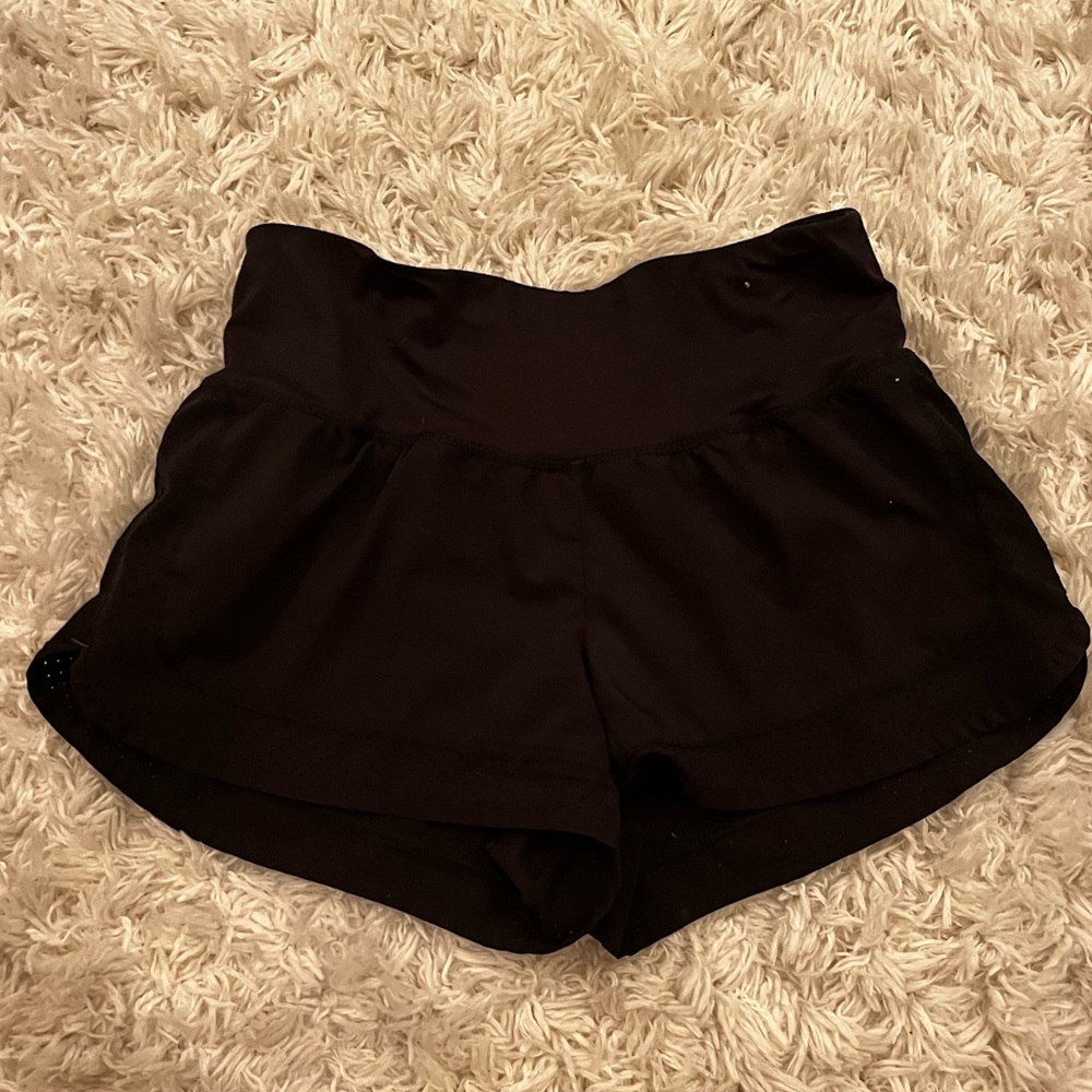 Black Athletic Shorts (high rise)